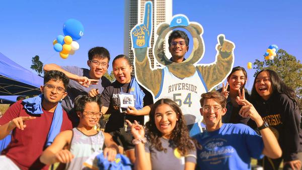 UCR Students celebrate during Homecoming.
